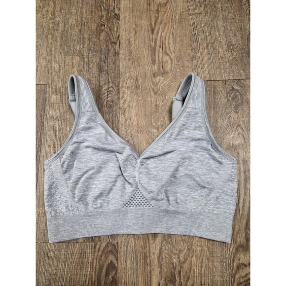 Anita Lotta Post Mastectomy Bra Gray Stretch Support Size XL - Picture 1 of 4